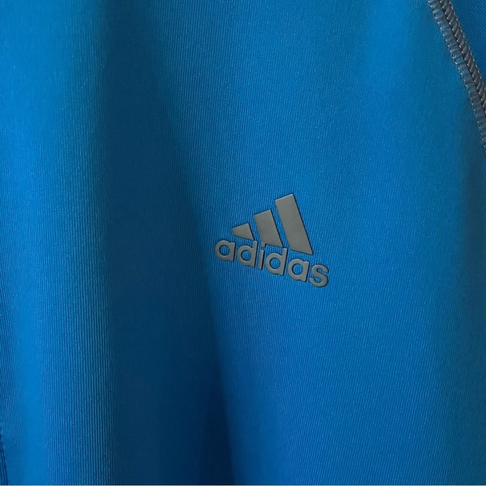 Adidas Men's M 1/4 Zip Golf  Athletic Pullover Blue Size M Quarter Zip Active